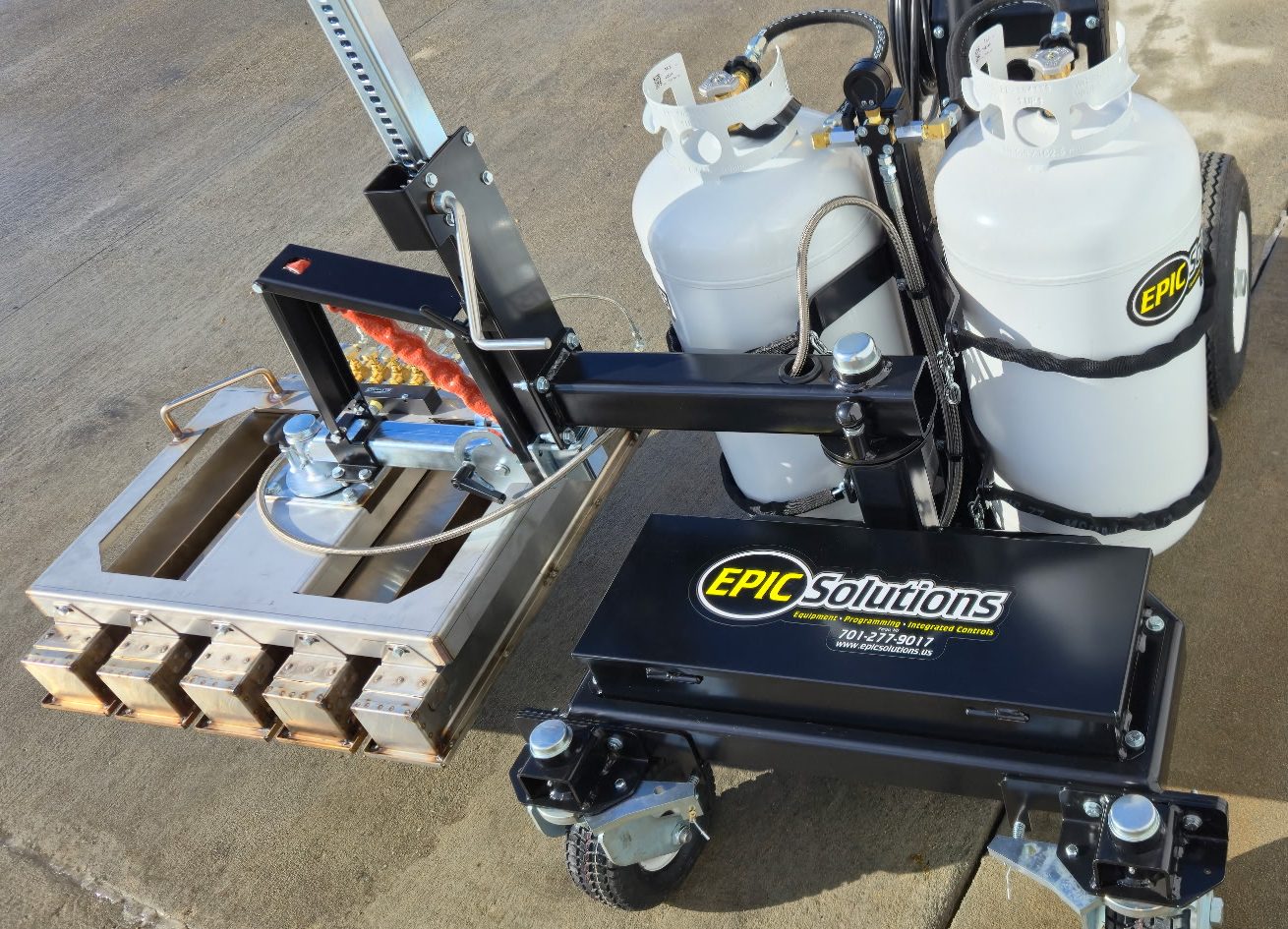 InfernoMark 701 Infrared Heater swiveling burner